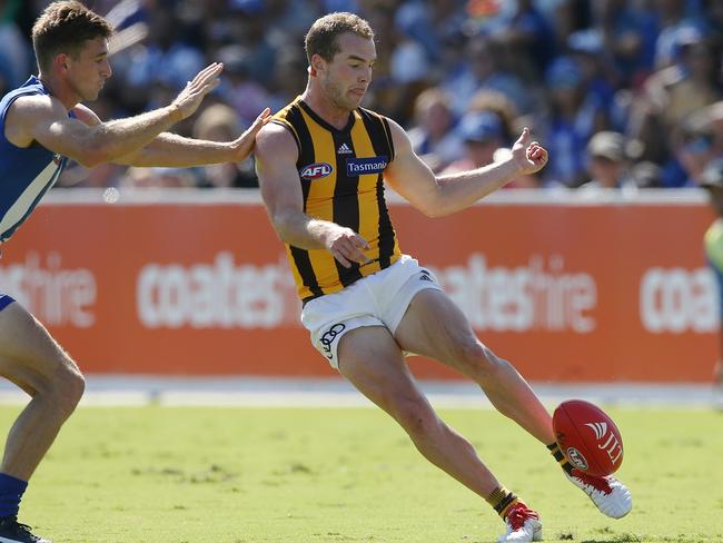 Tom Mitchell is big pick up for the Hawks but a loss to the Swans. Picture: Wayne Ludbey