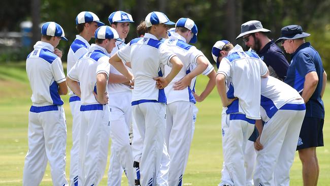 AIC First XI cricket between Villanova College and St Edmund's College Saturday February 25, 2022. Picture, John Gass