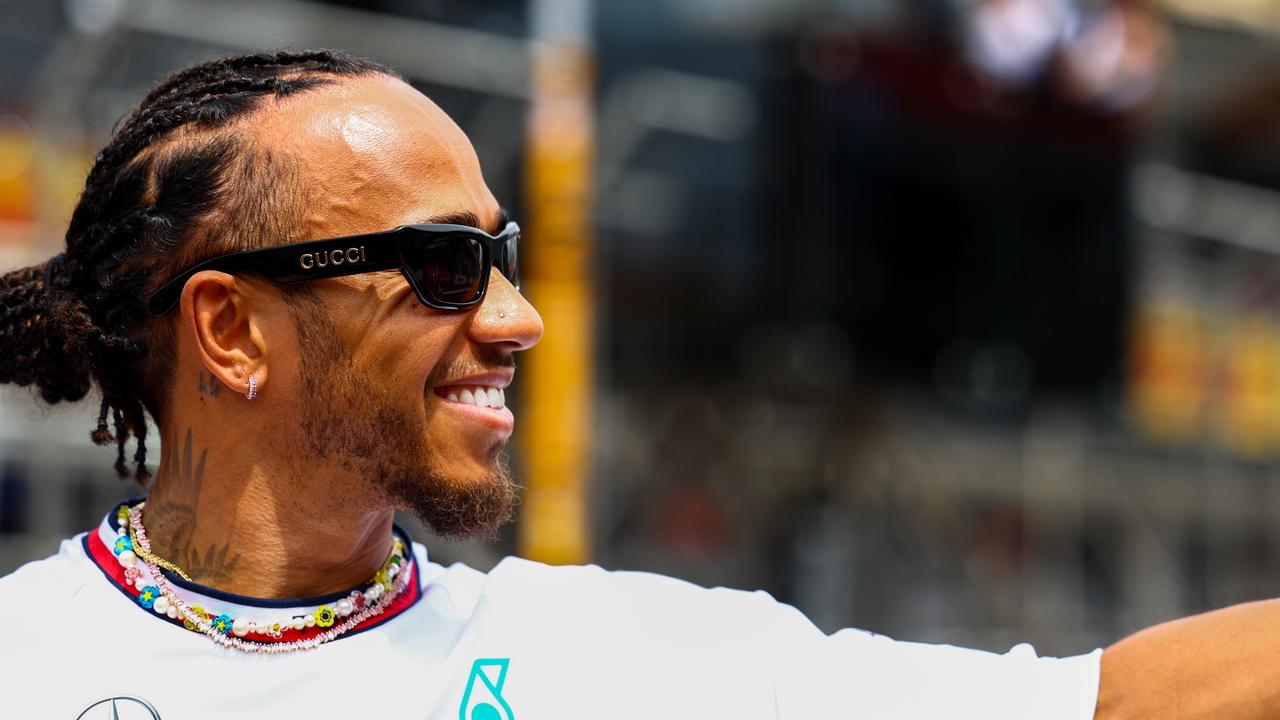 Lewis Hamilton hangs out with Tom Brady at Canadian Grand Prix as