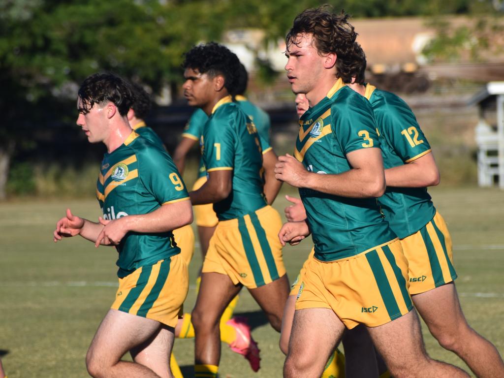 Dolphins Cup Round 3, The Cathedral College versus St Brendan's College, at Kettle Park, Rockhampton, on June 11, 2024.