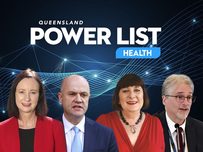 The most powerful players in Queensland's health system.