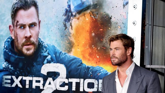 Extraction 2, starring Chris Hemsworth, is well named as two stars is the most it can extract from Stephen Romei. Picture: Getty Images