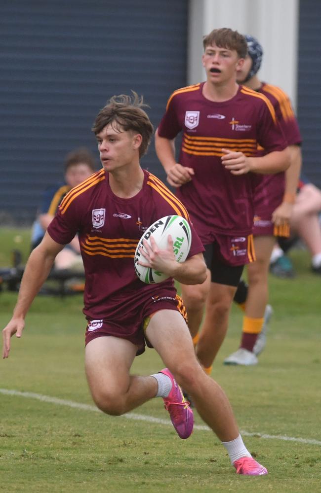 Round 4 of the Townsville Blackhawks Schoolboy Trophy. Ryan Catholic College against Southern Cross Catholic College at Ryan Catholic College. Picture: Evan Morgan