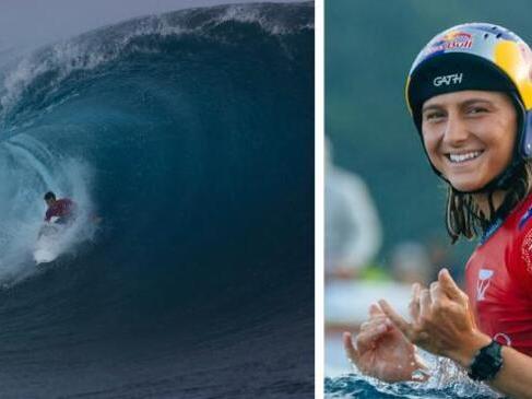 The champion Aussie surfers taking on Tahiti