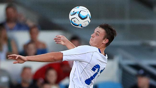 Curtis Stollery was among the scorers for United. Picture: Justin Brierty