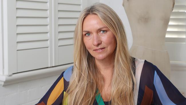 Collette Dinnigan in her Surry Hills studio in Sydney. Picture: David Swift