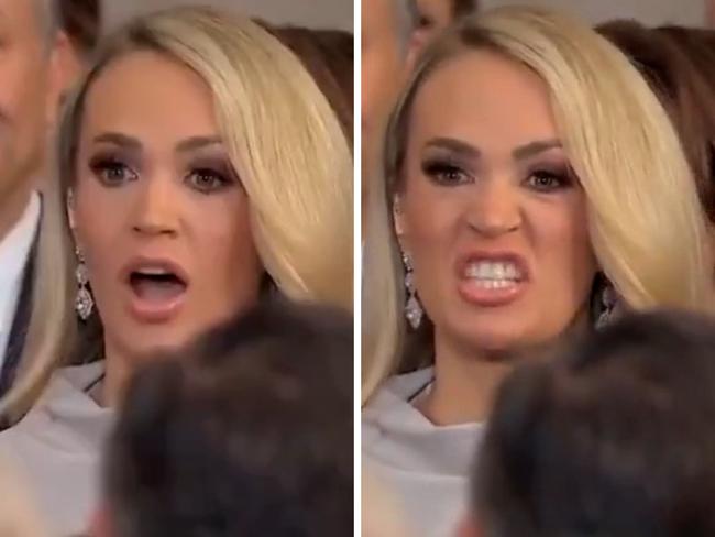 Carrie Underwood was forced to sing a cappella after the music didn't start.