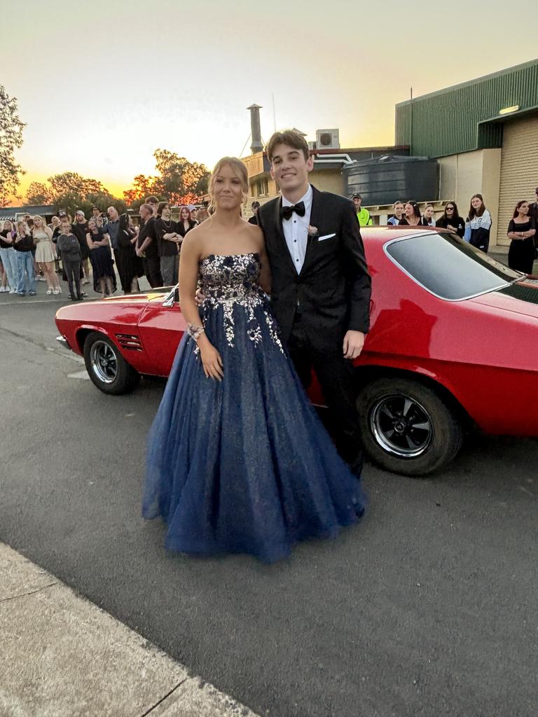 The students of Nanango State High School celebrating their formal.