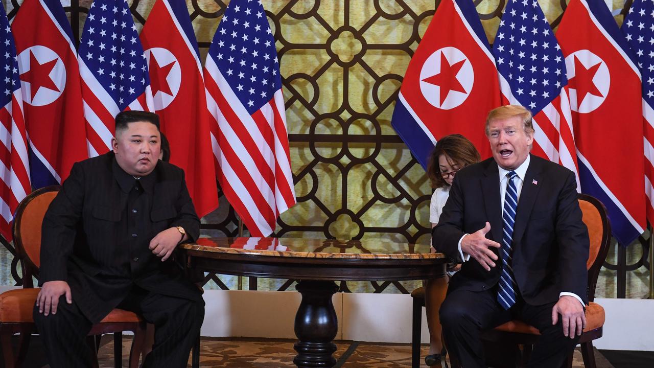 US President Donald Trump heaped praise on Mr Kim during their sit-down.