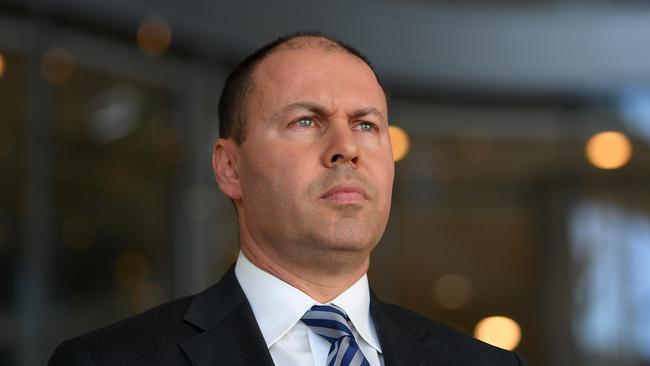 Pressure is mounting on Treasurer Josh Frydenberg to increase infrastructure spending. Picture: AAP Image/Dan Himbrechts