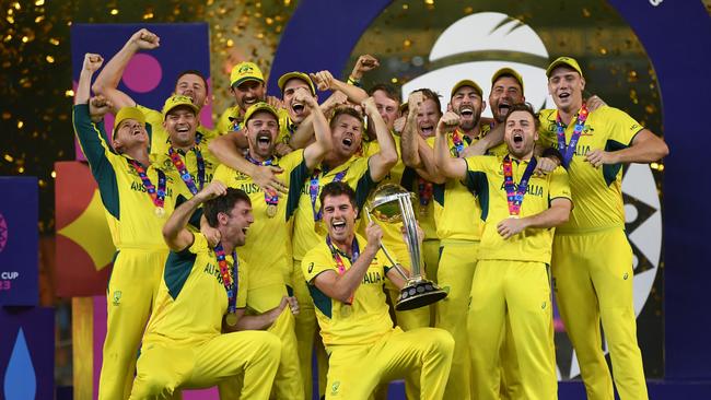 Australia broke the hearts of thousands inside the stadium by clinching the trophy. Picture: Getty