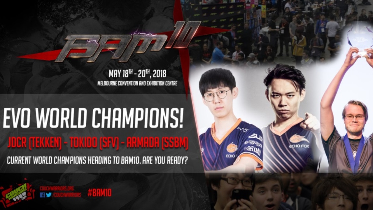 Three reigning EVO World Champions first Australian hands on with