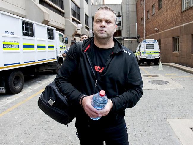 Radovan Krejcir outside the Pretoria Magistrate's Court in 2012. Picture: Gallo Images