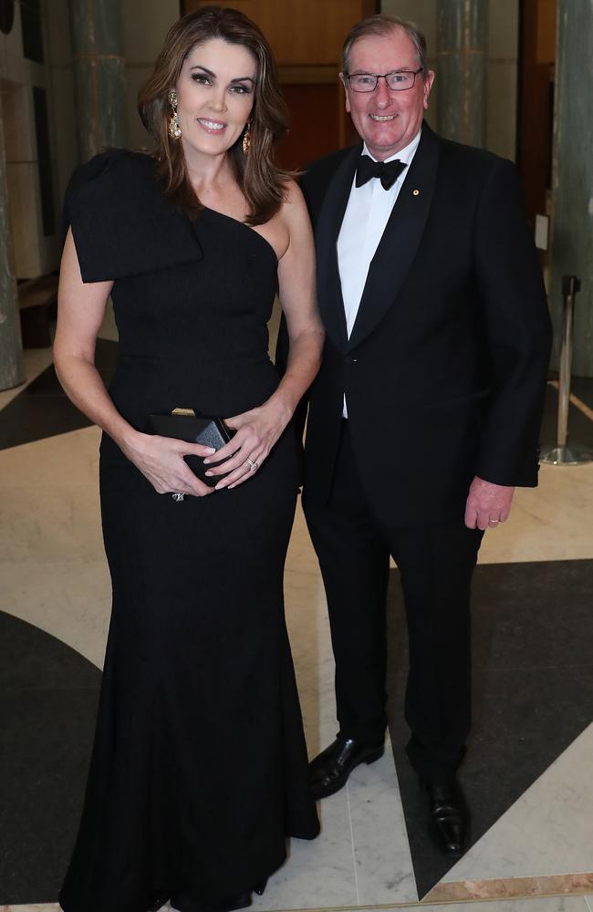 Peta Credlin and Brian Loughnane. Picture: Gary Ramage