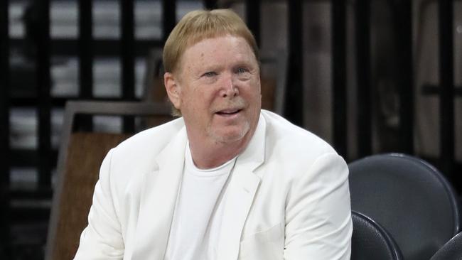 Las Vegas Raiders owner Mark Davis was mercilessly trolled by fans over plans for his new Las Vegas property. Picture: Ethan Miller/Getty Images