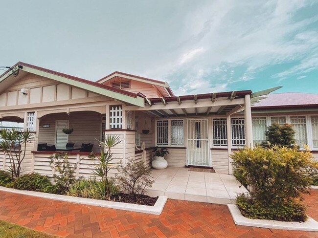 Valentine and Natalia Holmes’ former house in Melton Hill. Picture: Instagram