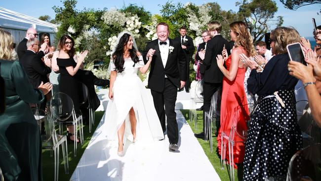 Ben Gray and Luba Grigorovitch were married on Saturday, January 21. Picture: APL Photography