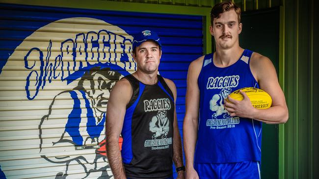 Luke Rander (right) has been dominant for the Raggies. Picture: Roy Vandervegt