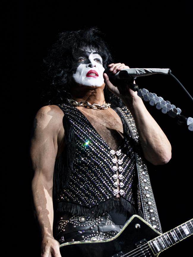 KISS play the first of two nights at Sydney’s Qudos Bank Arena. Picture: Monique Harmer