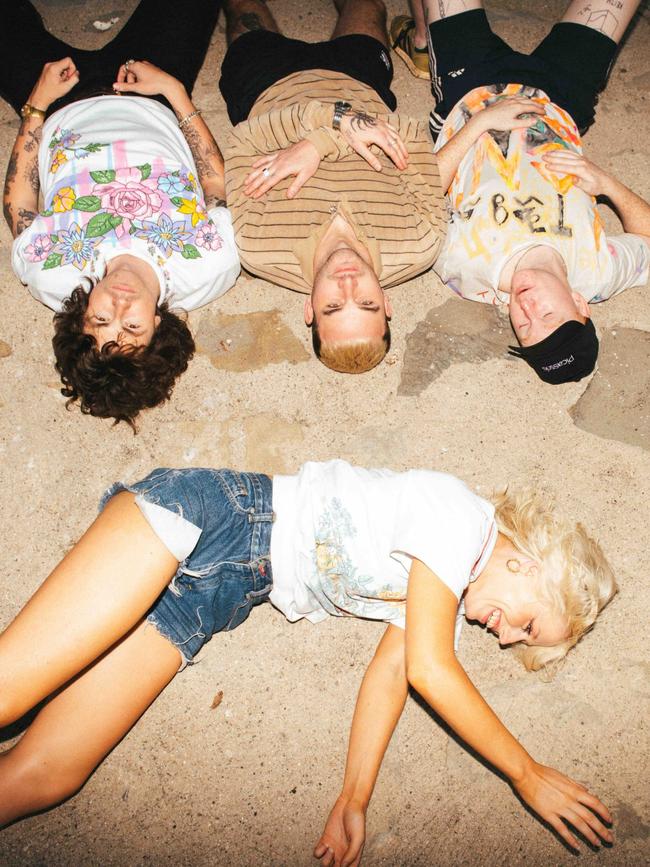 Australian punk rock band Amyl and the Sniffers. Picture: John Angus Stewart