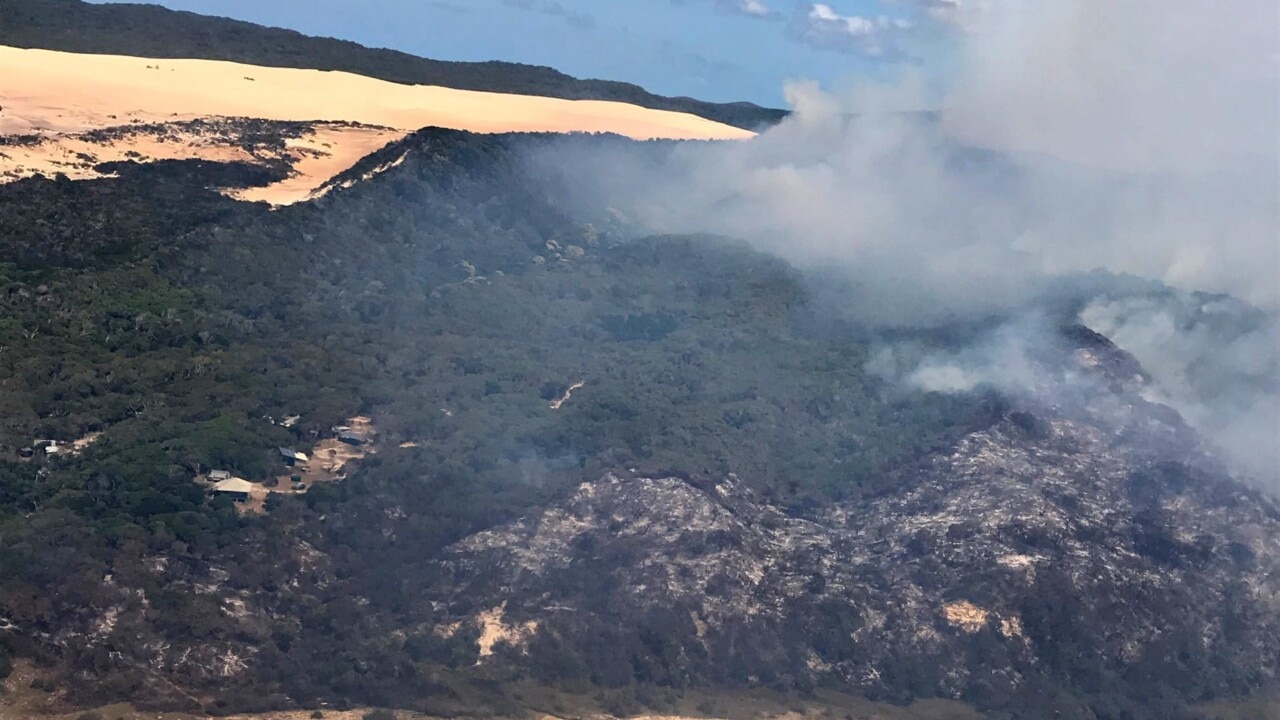 Fraser Island's fire initially dismissed as ideal undergrowth control