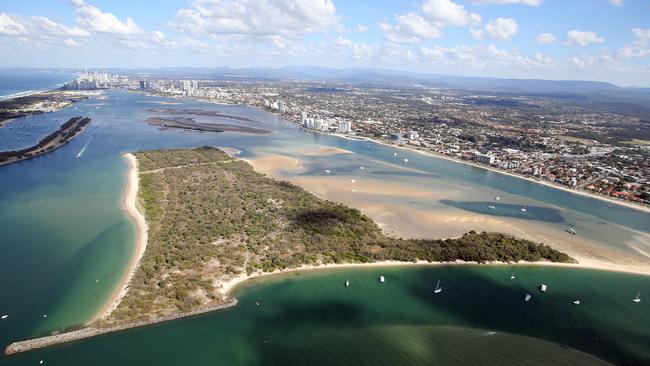 A photo of Wave Break Island. Pic: Richard Gosling.