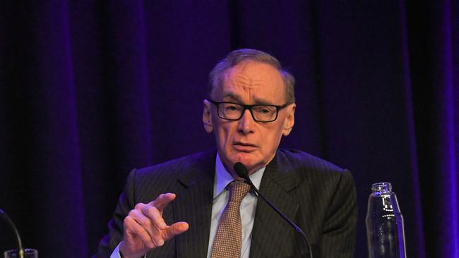 Former Premier Bob Carr runs an Australia-China think tank. Picture: AAP Image/Simon Bullard