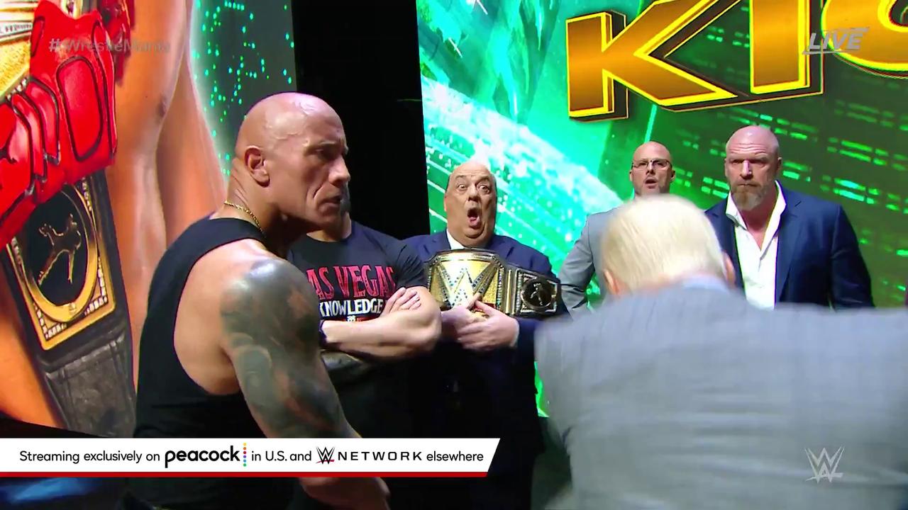 The Rock dubbed dissenting fans “Cody Crybabies.” Picture: WWE