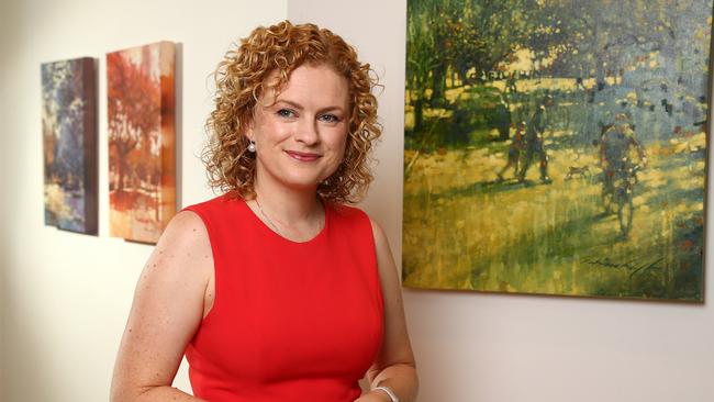 New SKY presenter Amanda Stoker pictured at home ahead of her first Sunday program. Bardon Friday 27th January 2023 Picture David Clark