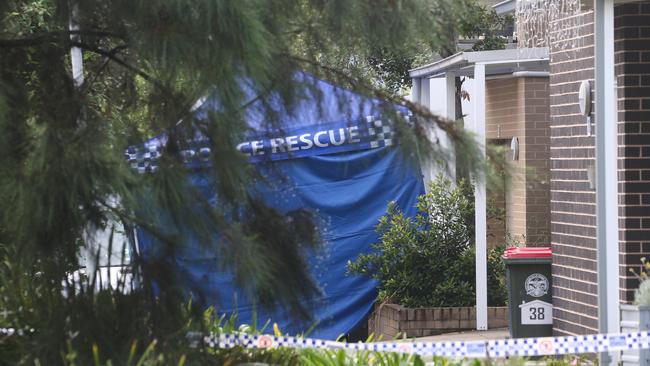 The Baulkham Hills apartment complex where Mr Cho was killed. Picture: NewsWire/Gaye Gerard.