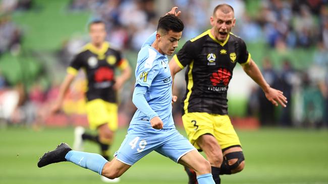 Stefan Colakovski created plenty of scoring chances in his short cameo. Picture: Quinn Rooney/Getty