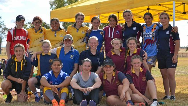 READY FOR THE CHALLENGE: Under-15 southwest rugby league players are looking forward to hitting the footy field at the Invitational State Titles. Picture: Molly Hancock