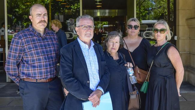 Family of the victims tragically killed in the crash: Benjamin Frazer, Brian Frazer, Sally Frazer, Nia Frazer and Jane Carr. Picture: RoyVPhotography