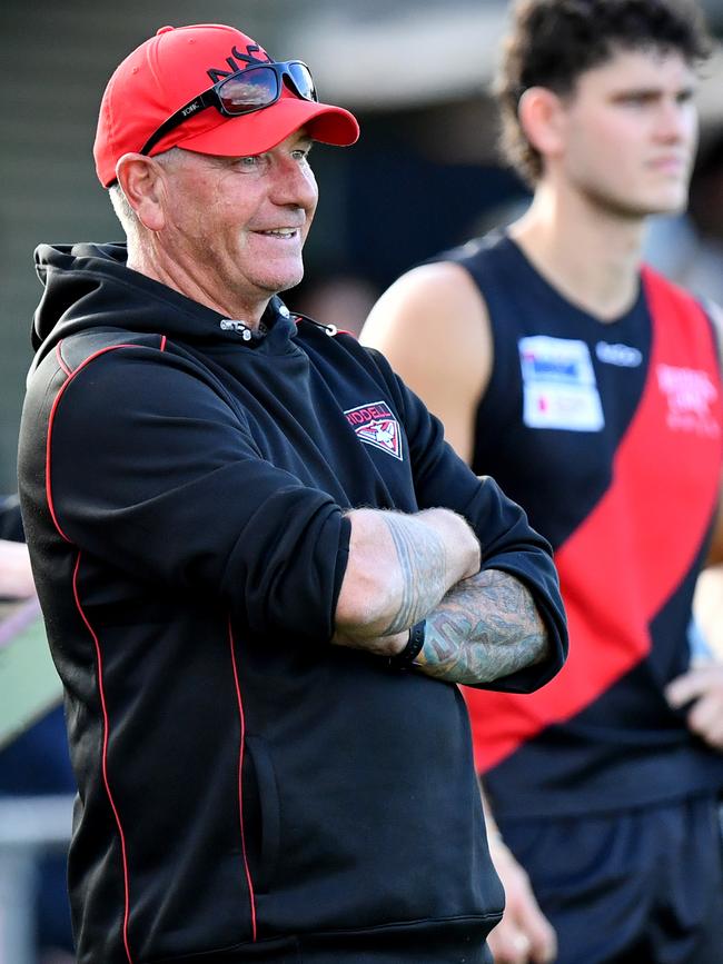 Riddell coach Arron Bray. Picture: Josh Chadwick