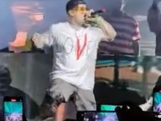 Rapper dies after collapsing on stage