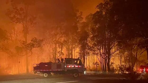 Cooler weather conditions on Sunday allowed firefighters to get on top of a number of blazes that had been burning since Saturday. Picture: DFES