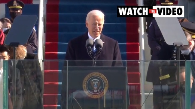 Joe Biden’s first remarks as the 46th US President