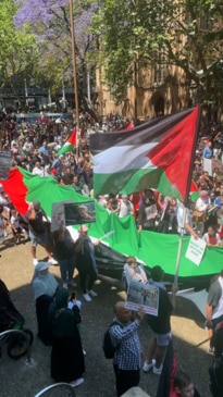 Thousands of pro-Palestine protesters march through Sydney's CBD