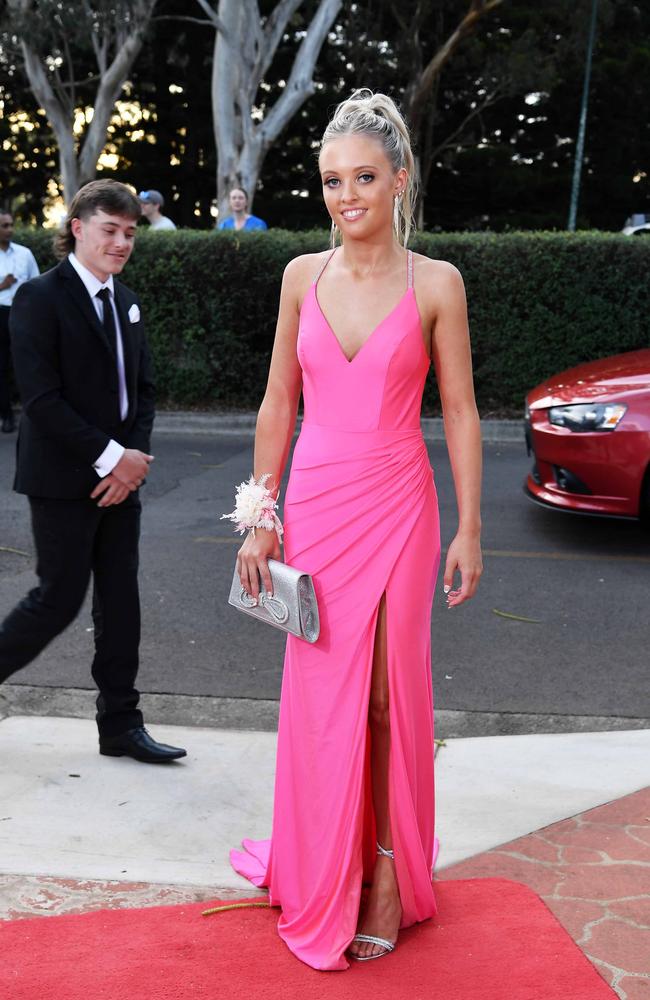 Lily Hawkswell at Centenary Heights State High School formal. Picture; Patrick Woods.