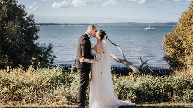 Talei Kohlhase and George Storey’s wedding. Picture: Richard from Say Milk Photography