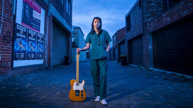 Hospital doctor Sophie Payten, aka indie folk/pop singer-songwriter Gordi, has found a harmonious way to juggle her musical and medical careers. Picture: Aaron Francis