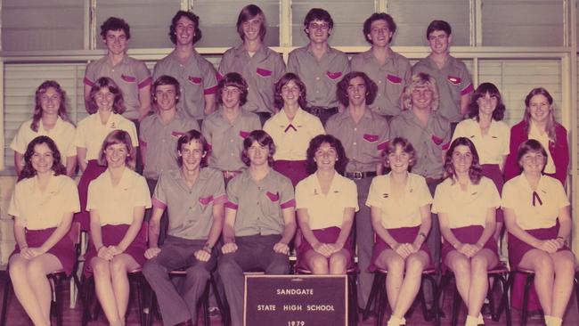 School Prefects from 1979 at Sandgate District State High School.