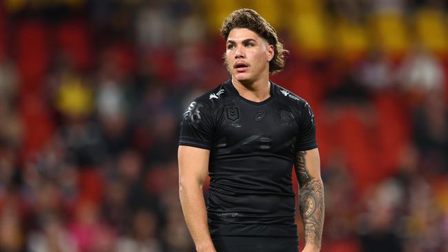 Reece Walsh returned as the Broncos rocked unique black jerseys at home. (Photo by Chris Hyde/Getty Images)