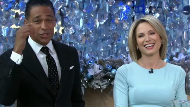 GMA hosts TJ Holmes and Amy Robach returned to air the day after their affair scandal broke.