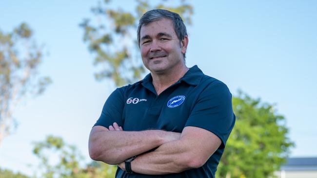 Stratford Dolphins Womens Coach Martin Fehlberg at Nick Brko Oval in Stratford. Picture: Emily Barker.