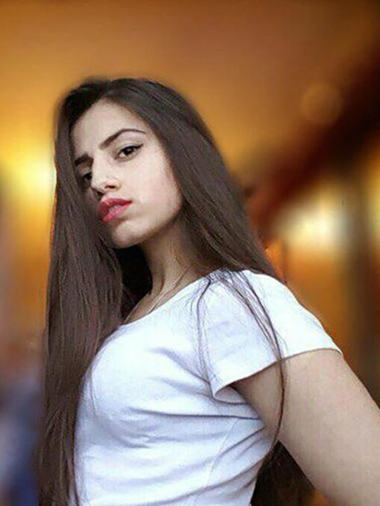 Angelina was arrested with her two teenage sisters after the trio beat and stabbed their father to death. Picture: East 2 West News