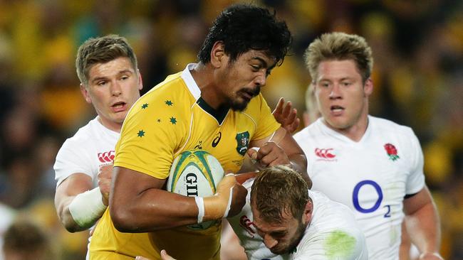 Former Wallabies lock Will Skelton takes on England at Allianz Stadium.