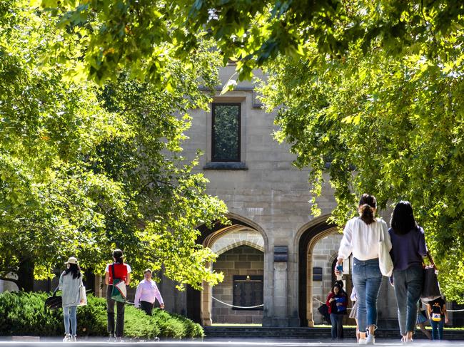 Generic image of Melbourne University.  Picture: University of Melbourne