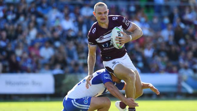 The man who holds Manly’s hopes in his hands: Tom Trbojevic. Picture: Getty