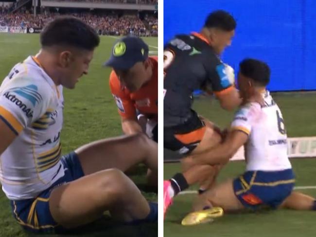 That's the last thing the Eels needed. Photo: Fox Sports